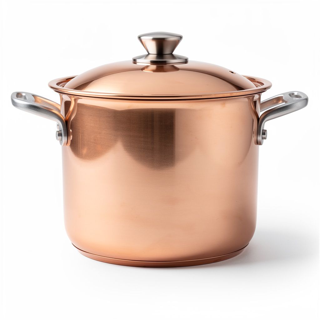 Copper-Finish Kettle Pot
