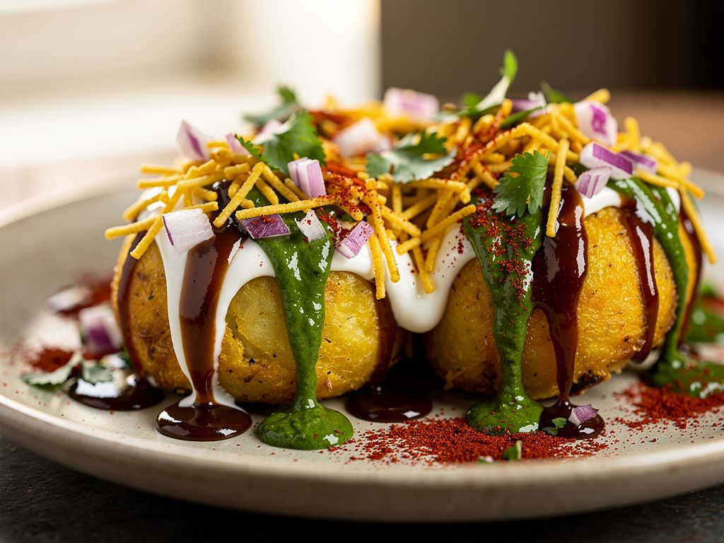 Aloo Tikki Chaat