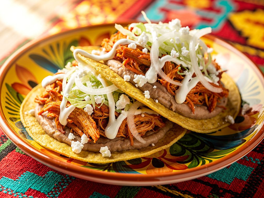 Chicken Tinga Tostadas