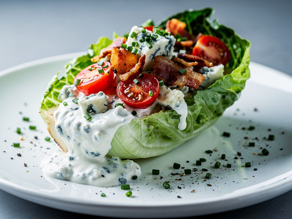 Classic Wedge Salad with Blue Cheese Dressing
