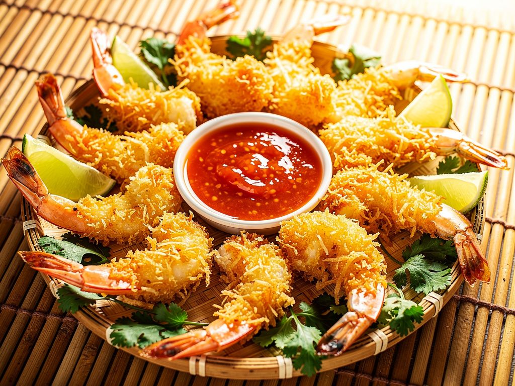 Coconut Shrimp with Sweet Chili Sauce