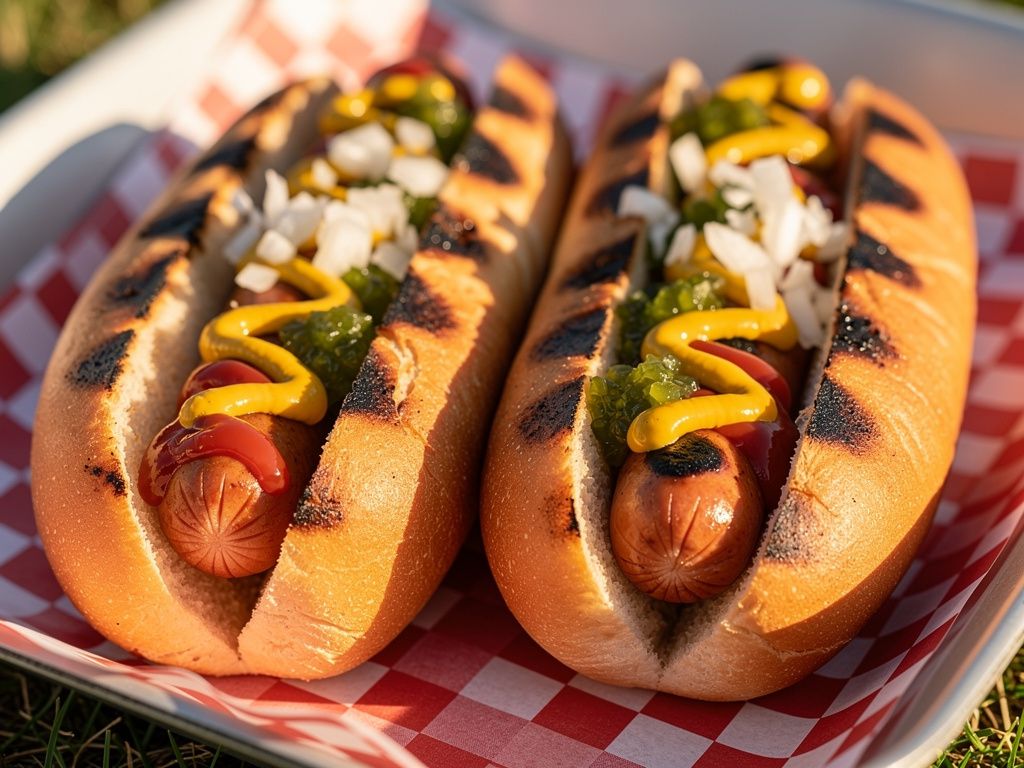 Grilled All-American Hot Dogs