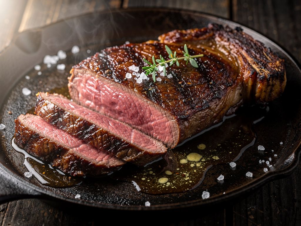Pan-Seared Ribeye Steak