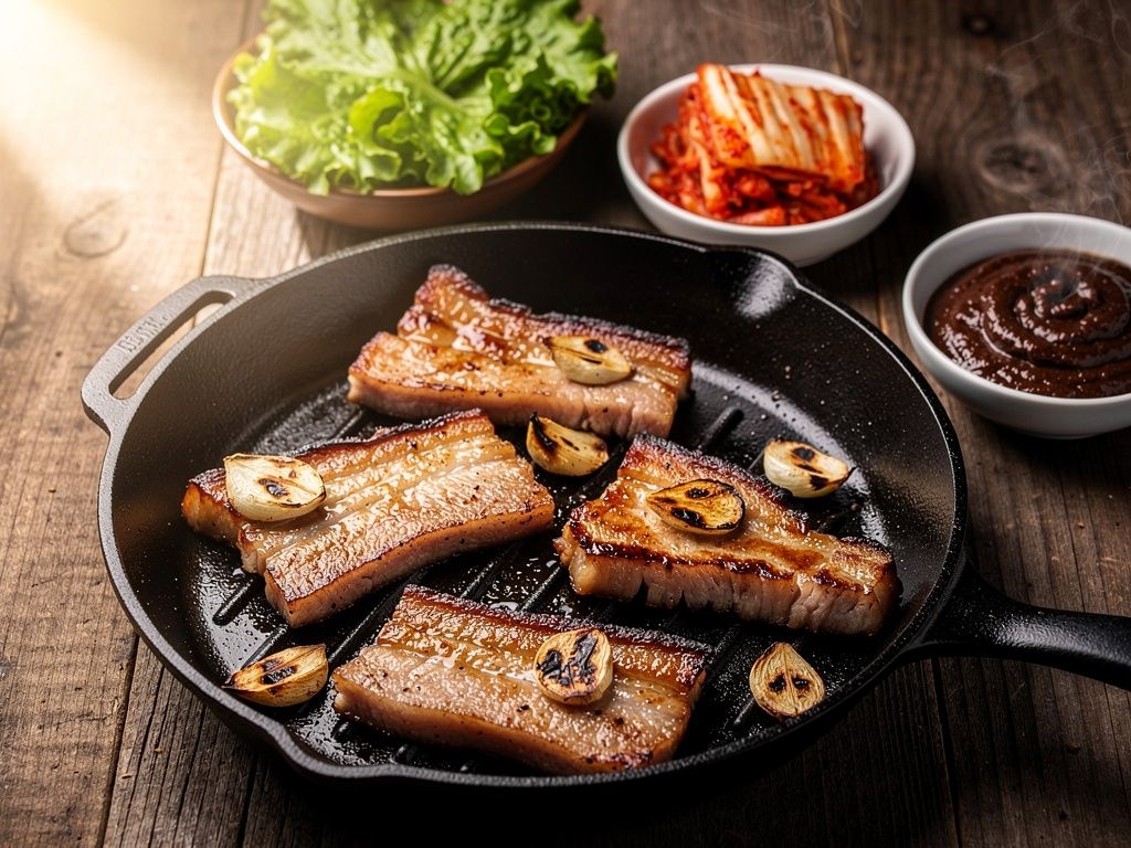 Samgyeopsal (Grilled Pork Belly)