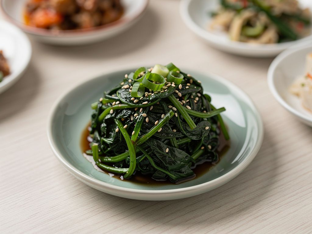 Sigeumchi Namul (Seasoned Spinach)