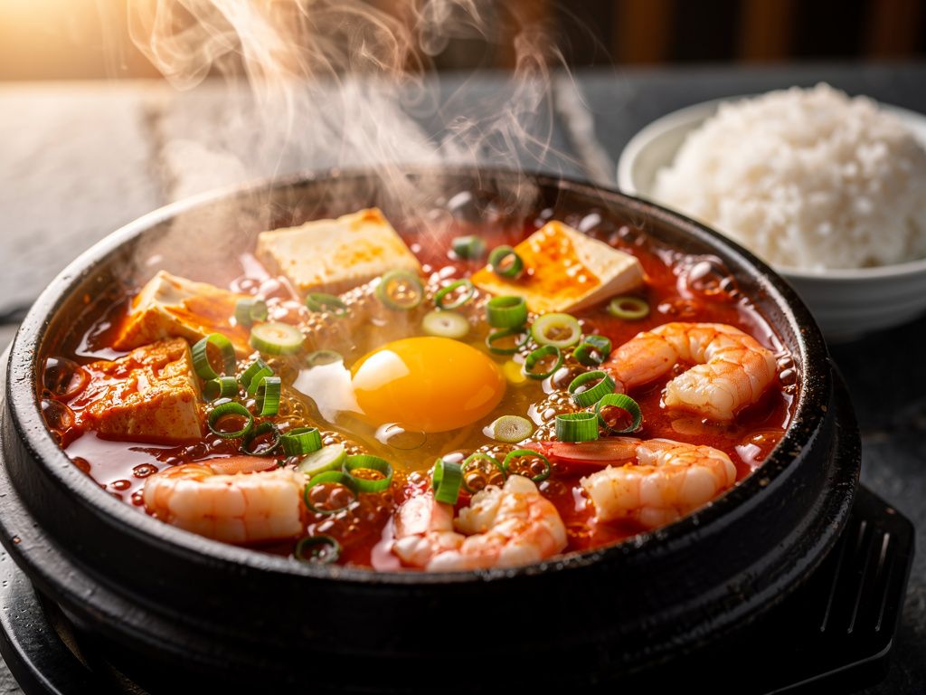 Sundubu Jjigae (Soft Tofu Stew)